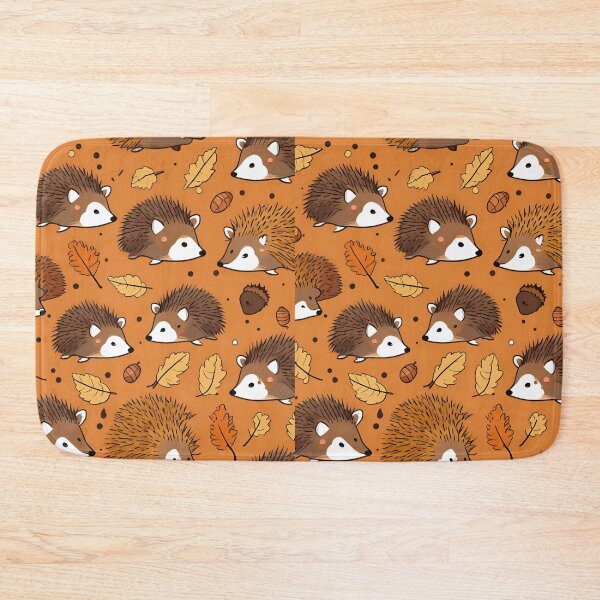 Item preview, Hedgehog and autumn leaves  designed and sold by FlawlessDraft.