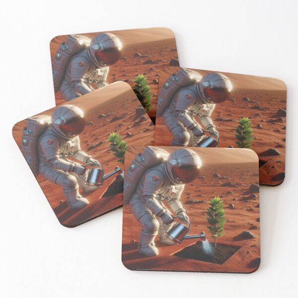 Item preview, ASTRONAUT GARDENING ON MARS designed and sold by DigitalShop2024.
