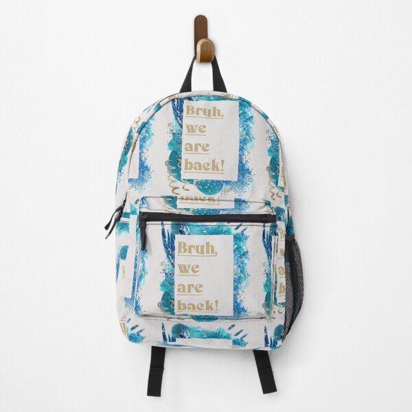 Item preview, bruh, we are back, to school back to school, bruh, school, anime cartoon, graffity style, skater, vaporwave, vintage, foodies art designed and sold by FOODIESART.