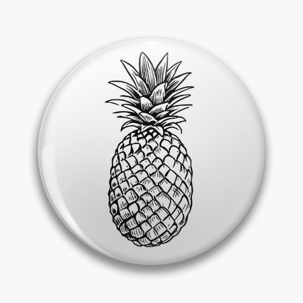 Item preview, Pineapple Line Drawing designed and sold by GeoSketchWear.