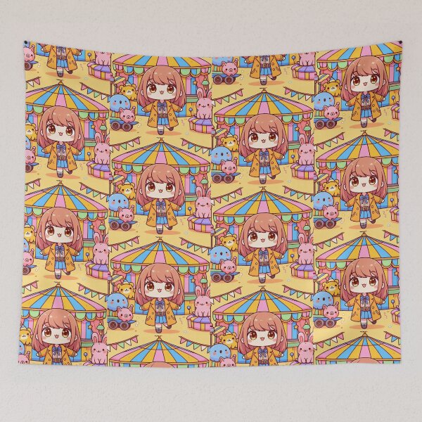 Item preview, Chibi Characters Carnival Pop Art Style designed and sold by artofuniverse.