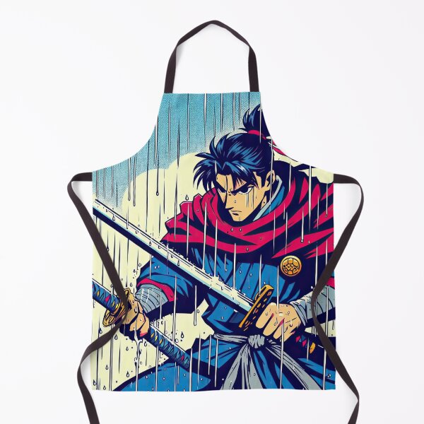 Item preview, Anime Swordsman Pop Art Style designed and sold by artofuniverse.