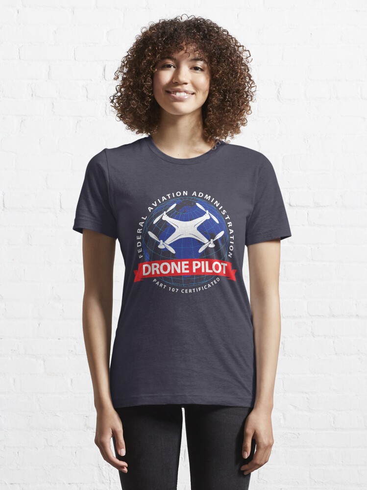 Alternative Ansicht von Certified Drone Pilot - Funny Aviation Quotes Gift Essential T-Shirt