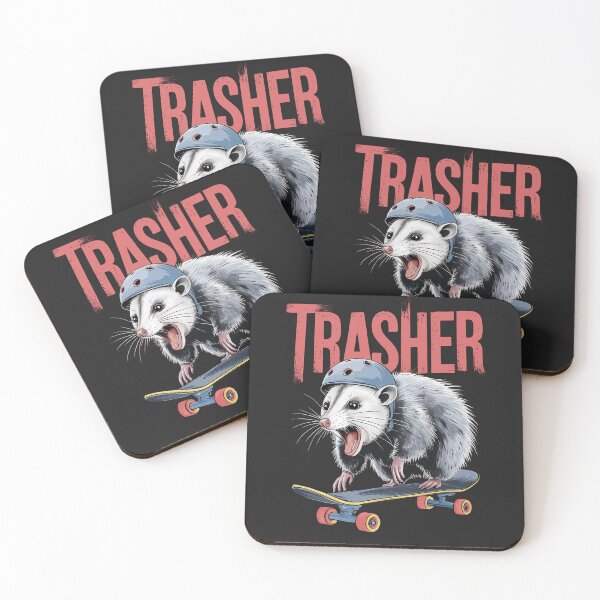 Item preview, Trasher Opossum Skateboard designed and sold by stylesip.