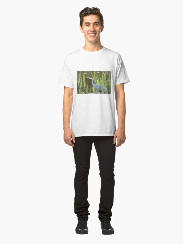 Alternate view of Grey Heron (Ardea cinerea) Classic T-Shirt