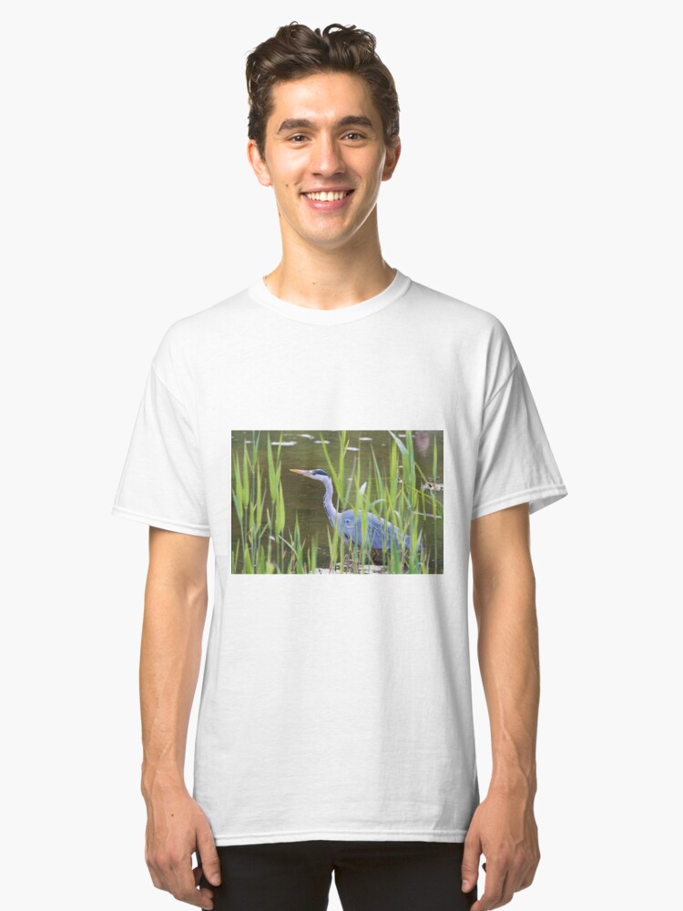 Alternate view of Grey Heron (Ardea cinerea) Classic T-Shirt