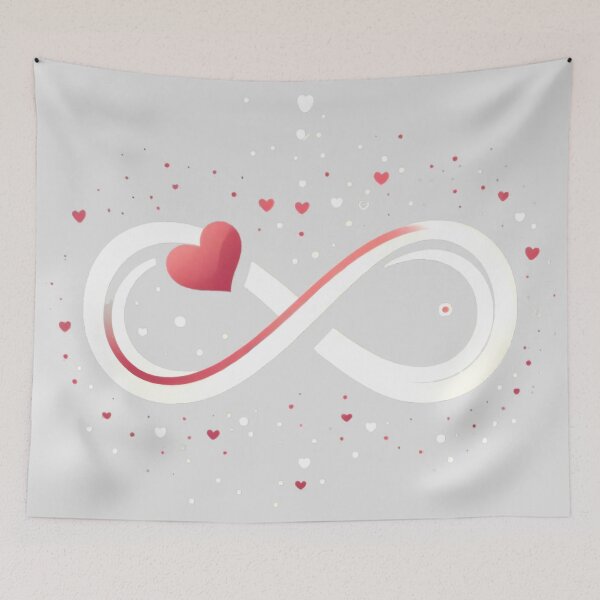 Item preview, Eternal Love Infinity Heart Design for Apparel and Accessories designed and sold by tutoo clothes.