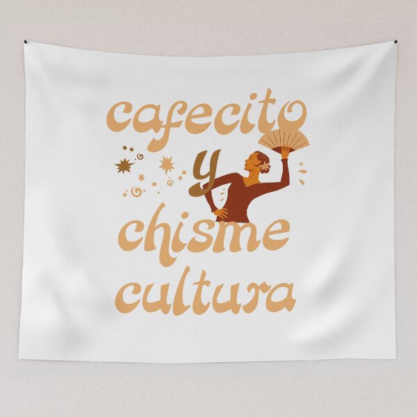 Item preview, Cafecito y chisme cultura phrases cafe latina cultura  designed and sold by vibeno1.