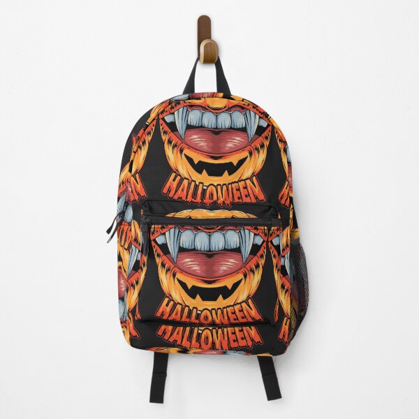 Item preview, Halloween pumpkin in the shape of lips with beautiful vampire teeth. designed and sold by Senior-Kuzmin.
