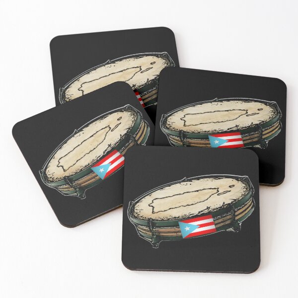Item preview, Puerto Rican Flag Traditional Instrument Pandera designed and sold by SoLunAgua ..