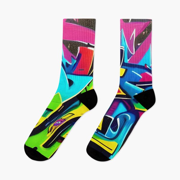 Item preview, Street Art Meets Abstract Design In Vibrant Digital Fusion | 314 designed and sold by City Graffix Design Co..