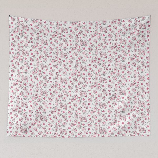 Item preview, Pink Daisies Small Scattered Flowers designed and sold by VintageStyle.