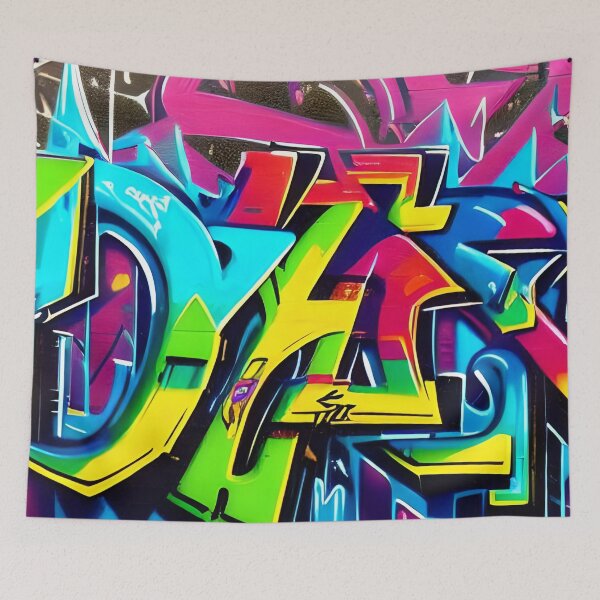 Item preview, Street Art Meets Abstract Design In Vibrant Digital Fusion | 314 designed and sold by City Graffix Design Co..