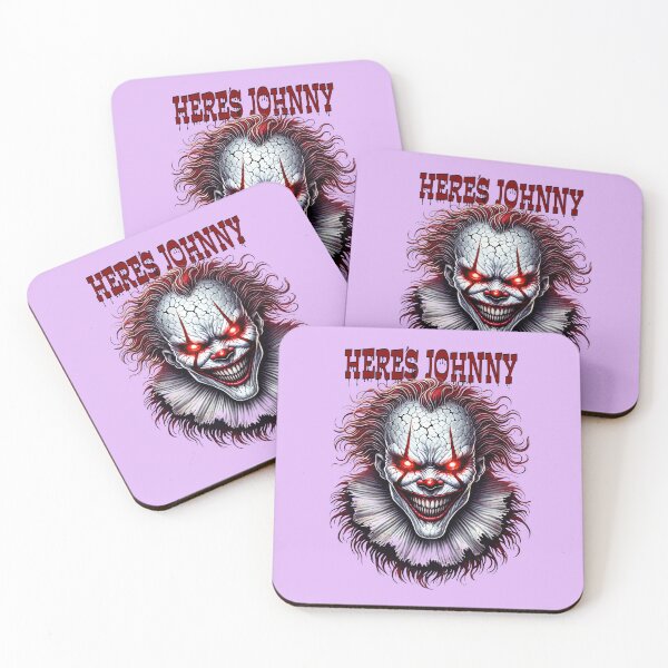 Item preview, Here`s Johnny, creepy halloween clown designed and sold by LoneAngel.