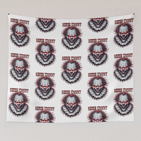 Item preview, Here`s Johnny, creepy halloween clown designed and sold by LoneAngel.