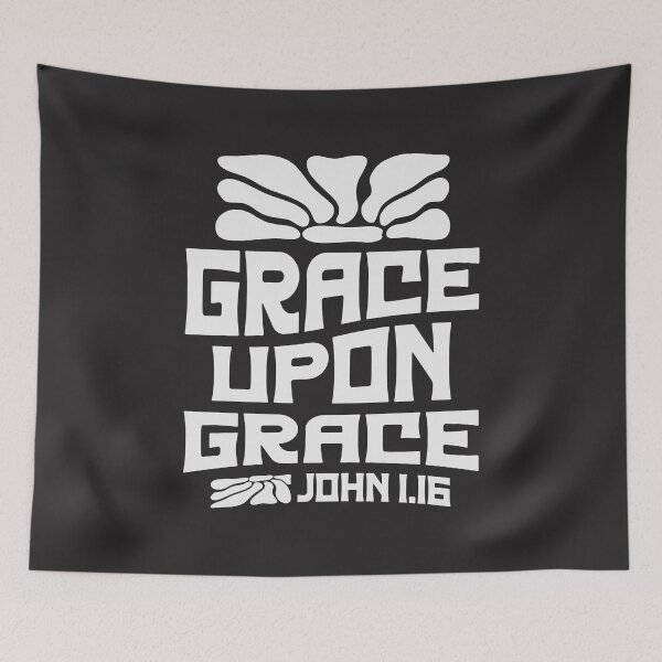 Item preview, Overflowing Blessings "Grace Upon Grace" John 1:16 designed and sold by cidolopez.