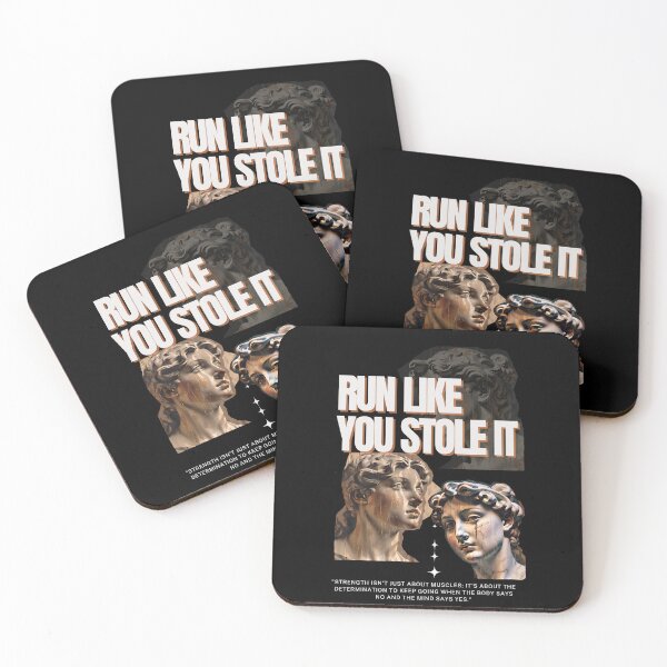 Item preview, Run Like You Stole It: Ignite Your Gym Motivation with This Dynamic Slogan designed and sold by Nalanda2000.