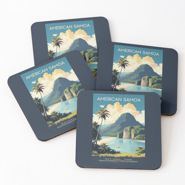 Item preview, A Vintage Travel Illustration of American Samoa National Park - American Samoa - United States  designed and sold by GoodOldVintage.