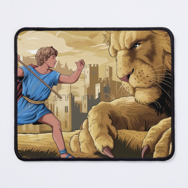 Item preview, lion , religion ,David , fight, designed and sold by Frodo1992.