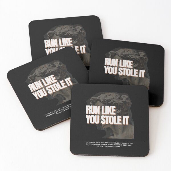 Item preview, Run Like You Stole It: Ignite Your Gym Motivation with This Dynamic Slogan designed and sold by Nalanda2000.