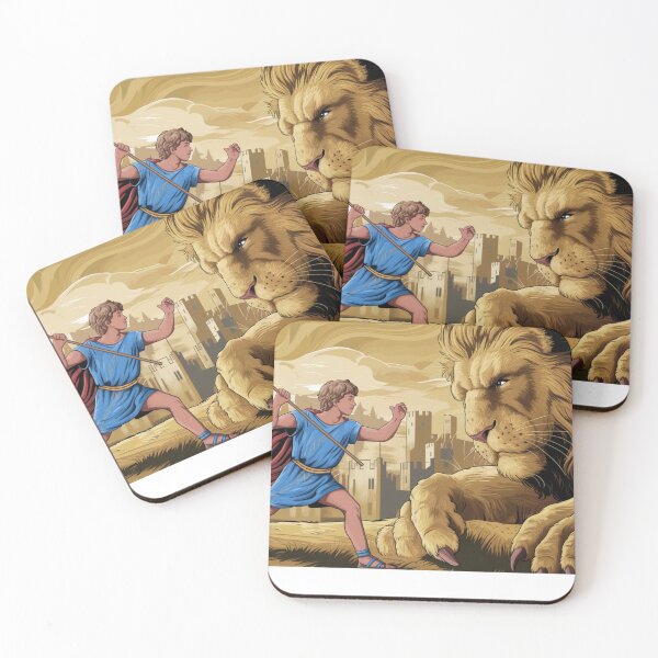 Item preview, lion , religion ,David , fight, designed and sold by Frodo1992.