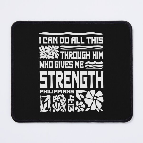 Item preview, Empowered by Faith - Philippians 4:13 Christian Quote designed and sold by cidolopez.