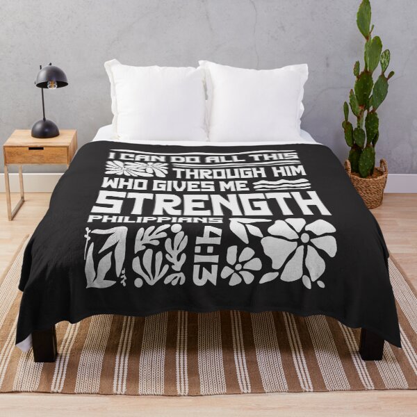 Item preview, Empowered by Faith - Philippians 4:13 Christian Quote designed and sold by cidolopez.