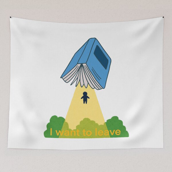 Item preview, I want to leave designed and sold by Rlyehinmate.