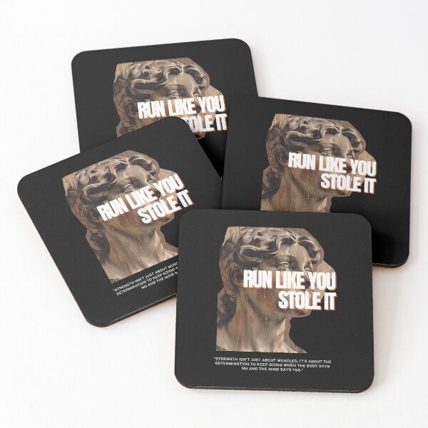 Item preview, Run Like You Stole It: Ignite Your Gym Motivation with This Dynamic Slogan designed and sold by Nalanda2000.
