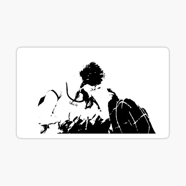 eternal sunshine of the spotless mind illustration Sticker
