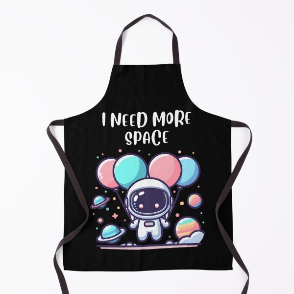 Item preview, I Need More Space - Whimsical Astronaut Design for Apparel & Accessories designed and sold by tutoo clothes.