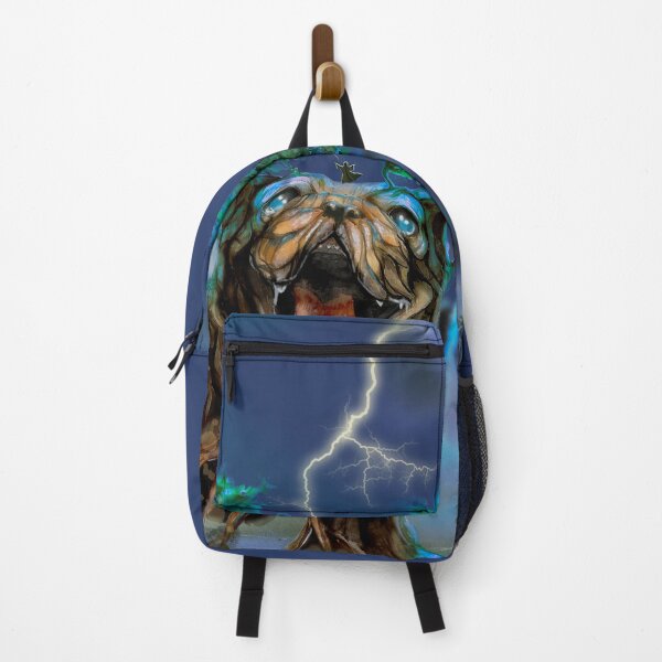 Item preview, Fluffy the botanical tree dog spooky art designed and sold by SaskiaFranken.