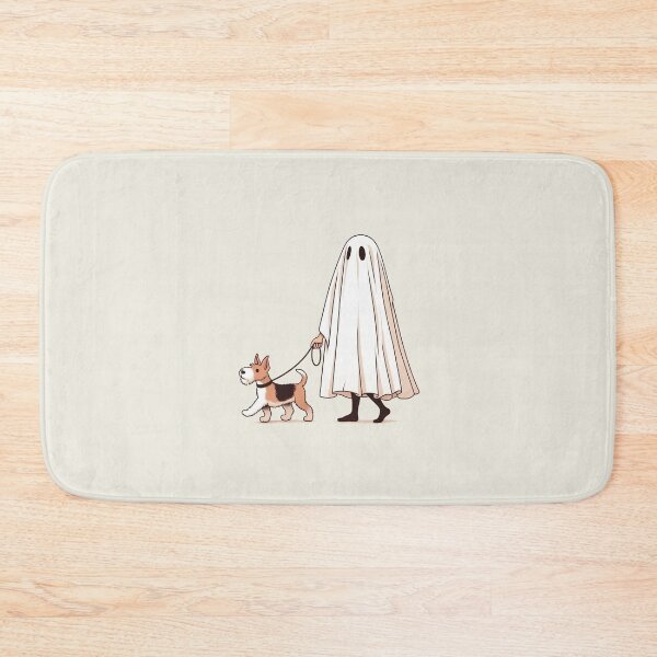 Item preview, White Ghost Terrier Dog Walking  designed and sold by GhostDigger.