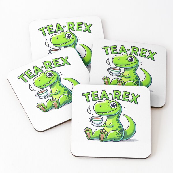 Item preview, Tea Rex Funny T Rex Dinosaur With Cup Of Tea - Cute T-Rex designed and sold by Shirt-Face.