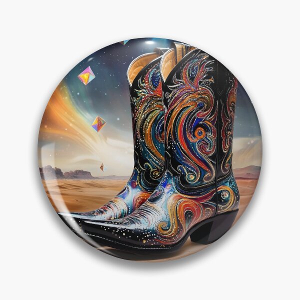 Item preview, Artistic Cowboy Boot Vision designed and sold by AI-Only Creations.