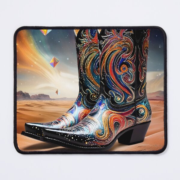 Item preview, Artistic Cowboy Boot Vision designed and sold by AI-Only Creations.