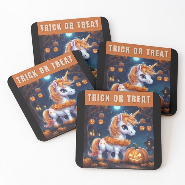 Item preview, Halloween Unicorn - Trick or Treat designed and sold by a boy and a pug.