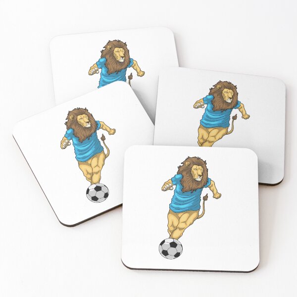 Item preview, Lion Soccer player Soccer designed and sold by Snabdesign84.