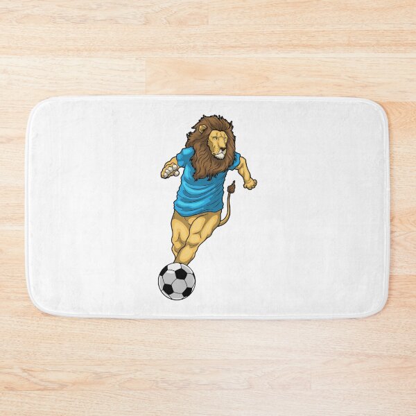 Item preview, Lion Soccer player Soccer designed and sold by Snabdesign84.