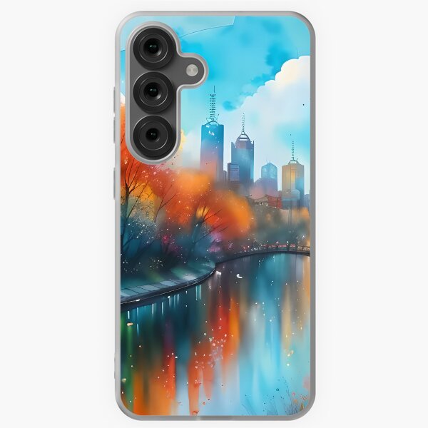 Item preview, Artistic Impression Of Relaxing Melbourne designed and sold by MMDigitalArt.