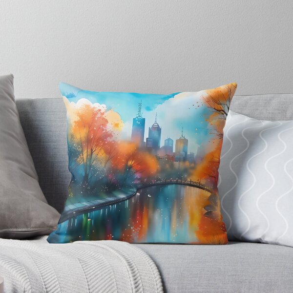 Item preview, Artistic Impression Of Relaxing Melbourne designed and sold by MMDigitalArt.