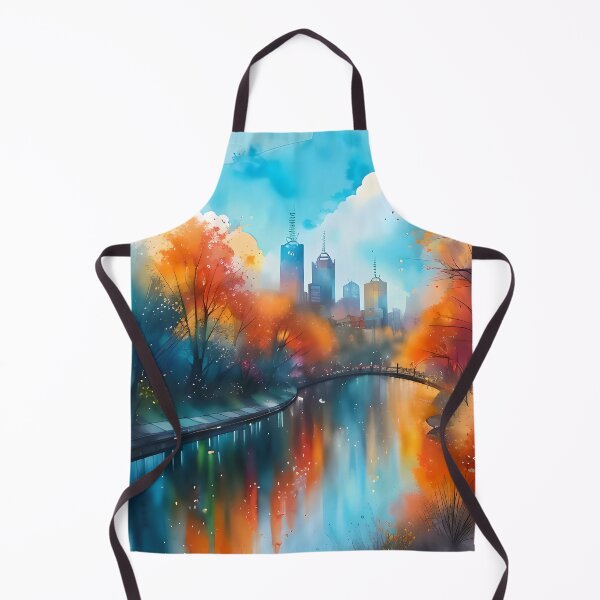 Item preview, Artistic Impression Of Relaxing Melbourne designed and sold by MMDigitalArt.