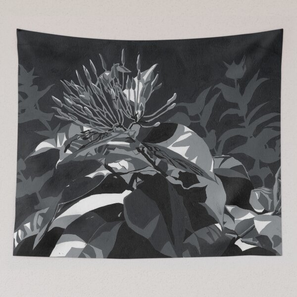 Item preview, Flower B&W designed and sold by samchicken6.