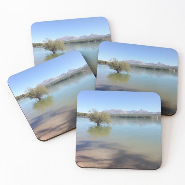 Item preview, woda, jezioro, drzewo, designed and sold by owenomania.