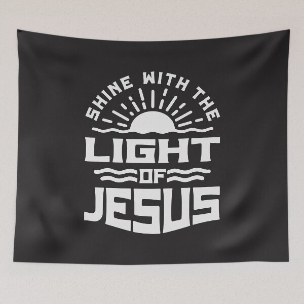 Item preview, Shine With The Light of Jesus - Christian Quote designed and sold by cidolopez.