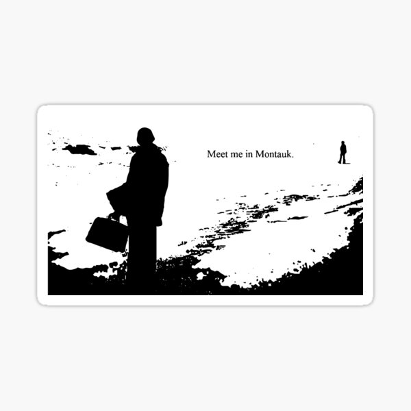meet me in Montauk Sticker