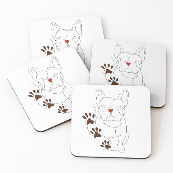 Item preview, French buldog line art designed and sold by MeliiisandreArt.