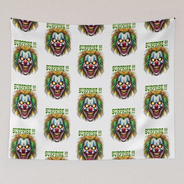 Item preview, Surprise !!!, creepy halloween clown designed and sold by LoneAngel.