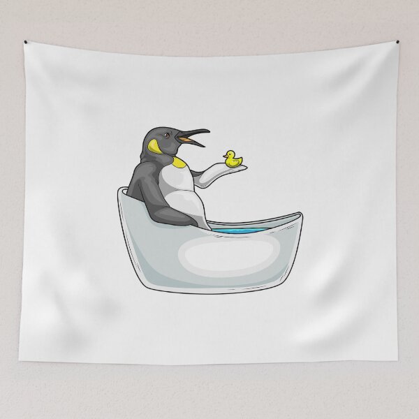 Item preview, Penguin Bathing Bathtub designed and sold by Snabdesign84.