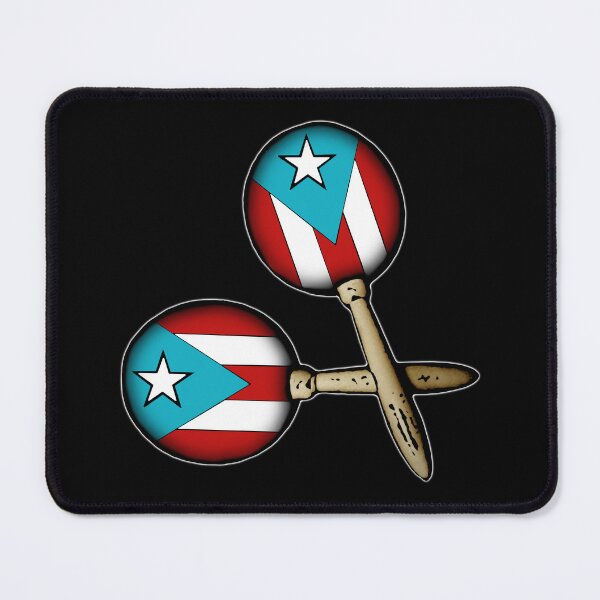 Item preview, Puerto Rican Flag Traditional Instrument Maracas designed and sold by SoLunAgua ..